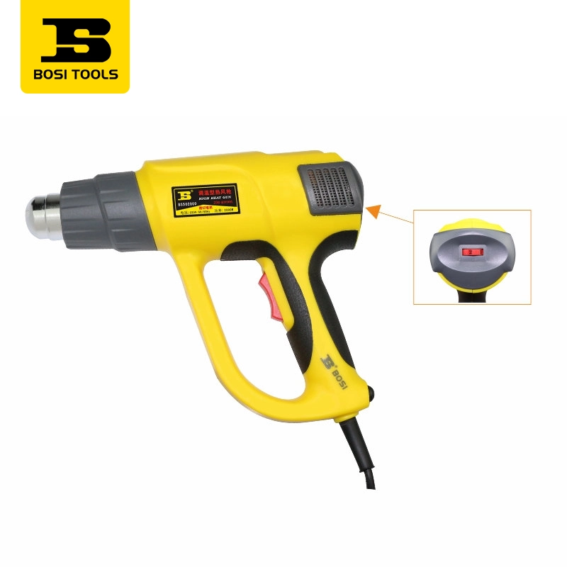 Pistola de aire caliente de alta gama con temperatura ajustable